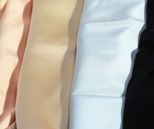 Crêpe de chine siden. Göteborg.